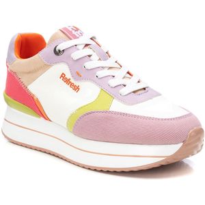 Refresh - Casual Schoenen - Zwart - Leer Imiteert - Verstelbare Vetersluiting