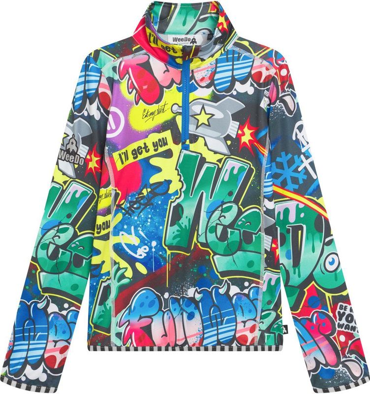 WeeDo overhemd met lange mouwen COSMO SPRAYPRINT