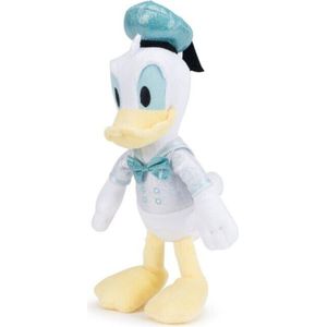 Donald Duck Sparkly Disney Pluche Knuffel 32 cm {Speelgoed Knuffeldier Knuffelpop voor kinderen jongens meisjes | Eend Duck | Mickey Mouse, Minnie Mouse, Katrien Daisy, Goofy}