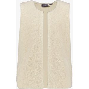 TwoDay meisjes teddy gilet beige - Maat 134/140