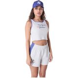 New Era Mlb Floral Rib New York Yankees Mouwloos T-shirt Wit L Man,Vrouw