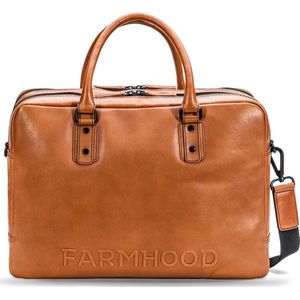 Farmhood Memphis Koffer Leer 42 cm Laptop compartiment