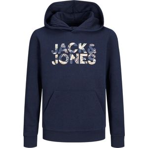 Jack & Jones sweater jongens - donkerblauw - JJEjeff - maat 128