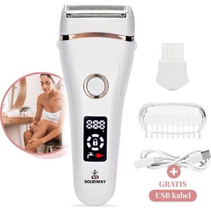 3-in-1 Ladyshave voor Vrouwen - Ladyshaves Oplaadbaar – Bikini - Nat en Droog Scheren