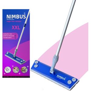 NIMBUS Vloerwisser XXL - Telescoopsteel - Geschikt voor Swiffer XXL en Leifheit vloerdoekjes - 40cm breed