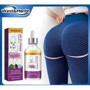 West & Month Hip Up Firming Essential Oil | billen olie | verstevigende billen olie | butt lifting oil | booty lift olie | bilvergroting olie | heupvergroting olie | ronde billen krijgen | booty firming oil | anti cellulitis olie | bilmassage olie