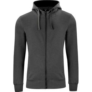Clique Classic Hoody Full Zip 021044 - Antraciet Melange - 5XL