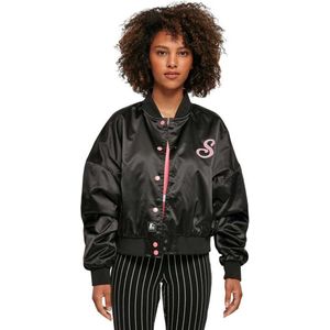 Starter Black Label - Satin College jacket - M - Zwart