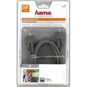 Hama - Hama Monitor Kabel 15Pin HDD Plug 1.8 meter
