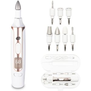 Rio NAPP - professionele elektrische nagelfijl met 7 opzetstukken - incl opbergkoffertje