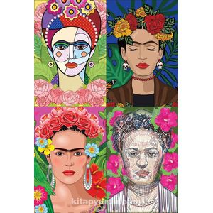 Frida Kahlo Collage | Houten Puzzel | 2000 Stukjes | 88 x 59 cm | King of Puzzle