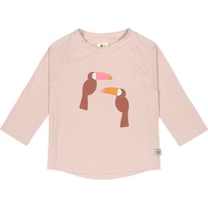 Lässig - UV-Shirt met lange mouwen voor kinderen- Ananas - Poederroze - maat 62-68cm