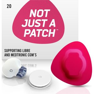 Not Just A Patch - Pink sensor patch - S - Freestyle Libre | Medtronic Guardian | Dexcom – 20 sensorpleisters