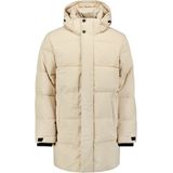 No Excess - Gewatteerde Jas - Crème - Met Capuchon - Warm Gevoerd