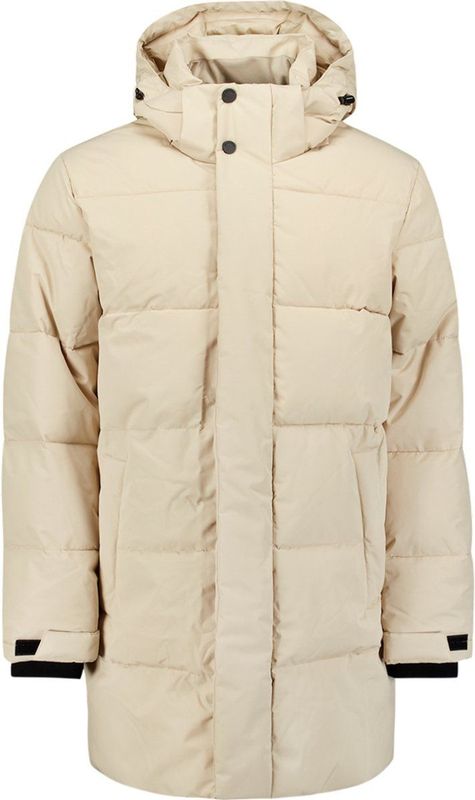 No Excess - Gewatteerde Jas - Crème - Met Capuchon - Warm Gevoerd