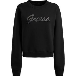 Guess - Alona - Sweatshirt - Katoenmix - Lange Mouwen - Strass-logo