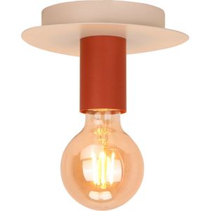 Chericoni Colorato Plafondlamp - 1 Lichts - Rood - Ijzer & Metaal - Italiaans Design - Nederlandse Fabrikant.