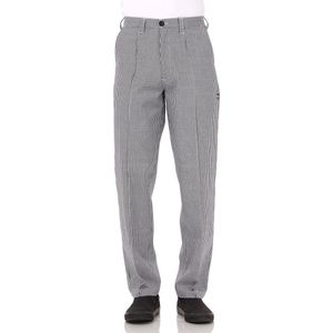 Koksbroek Zwart en Wit - Maat 42 voor Koks en Chefs