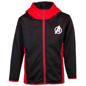 Marvel The Avengers Vest Met Capuchon Kinderen -Kids 98- Kids Teq Zwart