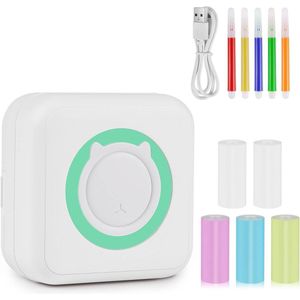 Draagbare Mini Fotoprinter - Draadloze Thermische Bluetooth Printer voor Smartphone