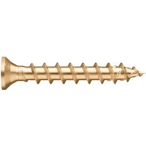 Wurth - ASSY 4 SCS pianoscharn. vermess. VD verz. kop RW - ASSY® 4 SCS pianoscharnierschroef Vermessingd staal voldraad kleine verzonken kop - x 1000 st - Interne aandrijving RW10