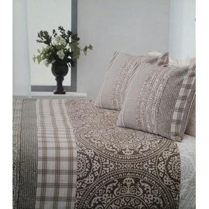 Beddinghouse Teruel Dekbedovertrek - Litsjumeaux - 240x200/220 cm - Sand