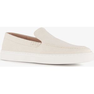 Van Beers heren instappers beige - Maat 45 - Uitneembare zool