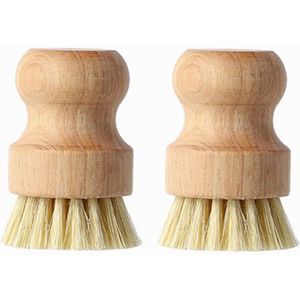 My Ninki ® Milieuvriendelijke Houten Afwasborstel Met Natuurlijke Sisalvezels Voor Keuken En Huishoudelijke Reiniging