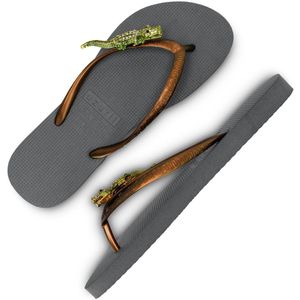 Uzurii Green Crocodile Switch - Zilver