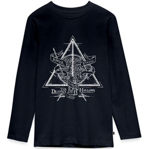 Harry Potter Deathly Hallows Premium T-Shirt Tiener Met Lange Mouwen