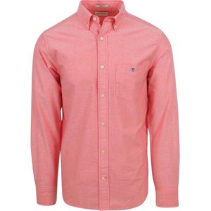 Gant - Casual Overhemd Oxford Roze - Heren - Maat XL - Regular-fit