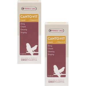 Versele-Laga Oropharma Canto-Vit Liquid Zang&Vitamine E - Vogelsupplement - 2 x 30 ml