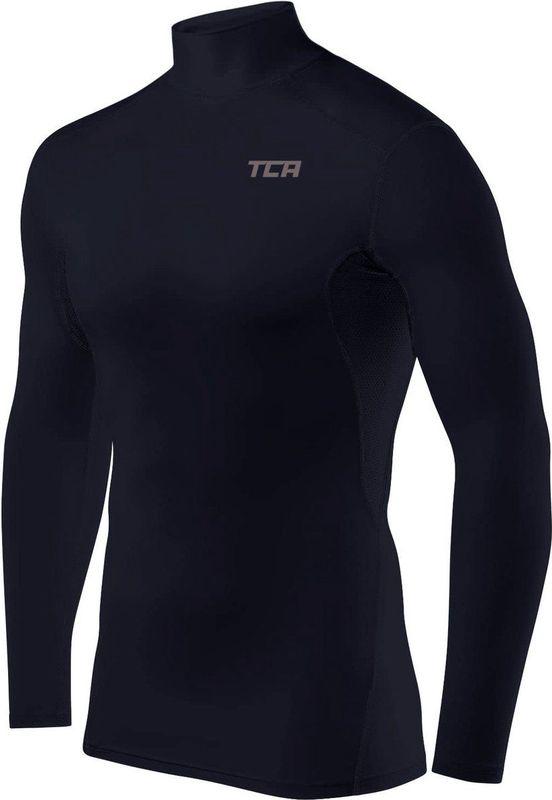 TCA - HyperFusion - Compressie Basislaag Top - Donkerblauw - Lange Mouw