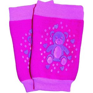 Ewers kniebeschermers - baby kniepads - beertje fuchsia - maat 9 tot 12 mnd