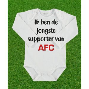 Rompertje jongste supporter van AFC