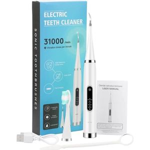 Sonische Elektrische Tandsteen Reiniger - Tandheelkundige - Hoogfrequente Trillingen Voor Calculus Plak Vlekken Verwijderen - Tanden Reiniger