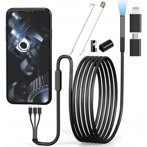 BLOW W300 Endoscoop Inspectie Camera - IP67 Waterdicht - Zwart – Full HD – 3m