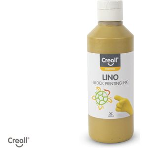 Linoleumverf creall lino goud 250ml | Fles a 250 milliliter