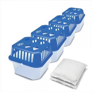 Vochtvangers - Set van 4 - Voor Ruimtes tot 25 m² - Granulaat