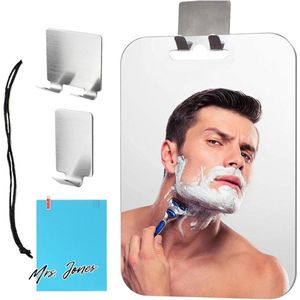 Mrs. Jones Anti-condens Spiegel High-definition badkamer Mistloze douchespiegel opknoping douche-accessoires groot-frameloos slagvastheid badkamer muur .