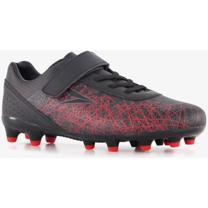 Dutchy Elevate FG kinder voetbalschoenen zwart rood - Maat 29 - Uitneembare zool