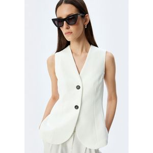 V-kraag Met knoppen Anzugweste