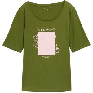 TOM TAILOR - Shirt - Kiwi - Bloemenprint