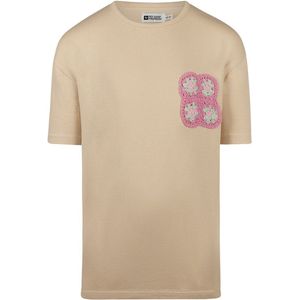 No Way Monday Meisjes T-shirt - Sand