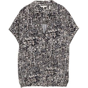TOM TAILOR - Blouse - Beige - Dierenprint - Kwartmouw