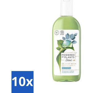 10 x Dove Powered by Plants - Oil Body Wash - Eucalyptus - 250 ml - Dove Bodywash
