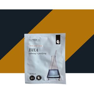 the Mask dr. | Gezichtsmasker | BHA calming + purifying | Face sheet mask