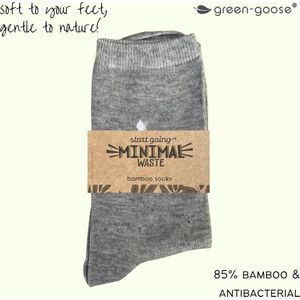 Bamboe Sokken Streep | 2 Paar | 39-44 | Ademend, Anti-zweet en Super Duurzaam!
