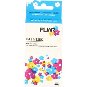 FLWR - Inktcartridge - Zwart - 21.5ml - Geschikt voor Dell
