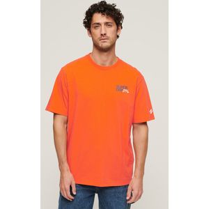 Superdry - Logo Print Oversized T-shirt - Korte Mouwen